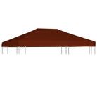 Doek voor Partytent en Prieel Waterbestendig Polyester PVC - Terracotta / 3 x 4 m / 1 - Doeken voor partytenten &