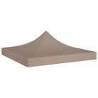 Doeken voor partytenten en prieeltjes met levering bevat de ideale vervanging - Taupe / 3 x 3 m / 1 - Doeken
