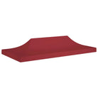 Doeken voor partytenten en prieeltjes met levering bevat de ideale vervanging - Bordeauxrood / 6 x 3 m / 1 - Doeken