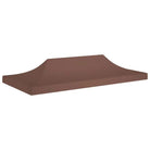 Doeken voor partytenten en prieeltjes met levering bevat de ideale vervanging - Bruin / 6 x 3 m / 1 - Doeken