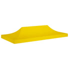 Doeken voor partytenten en prieeltjes met levering bevat de ideale vervanging - Geel / 6 x 3 m / 1 - Doeken