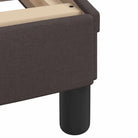 Donkerbruin bedframe met ademend vermogen en comfortabel polyesterstof - Bedden & bedframes