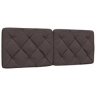 Donkerbruin bedframe met ademend vermogen en comfortabel polyesterstof - Bedden & bedframes