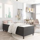 Donkergrijs materiaal bedframe met elegant ontwerp en duurzame constructie - 80 x 200 cm / 35.5 cm - Bedden & bedframes