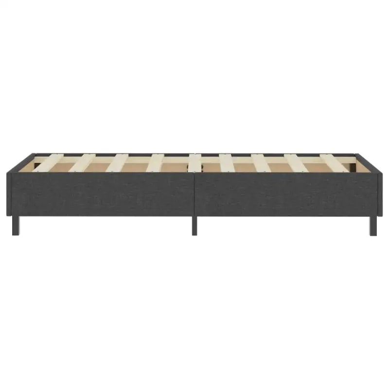Donkergrijs materiaal bedframe met elegant ontwerp en duurzame constructie - Bedden & bedframes