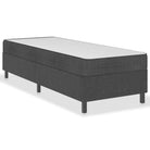 Donkergrijs materiaal bedframe met elegant ontwerp en duurzame constructie - Bedden & bedframes