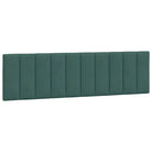 Donkergroen bedframe met LED-verlichting en multiplex lattenbodem - Bedden & bedframes