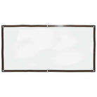Doorzichtige zeildoek met zwart lint en vier hoeken voor bescherming - 1 x 2 m / 1 - Afdekdoeken