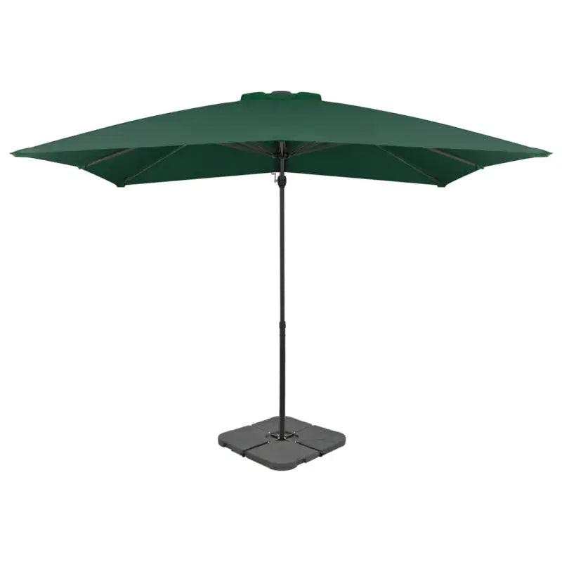 Draagbare parasol met aluminium frame en uv-bestendig doek - Groen / 1 - Parasols en zonneschermen
