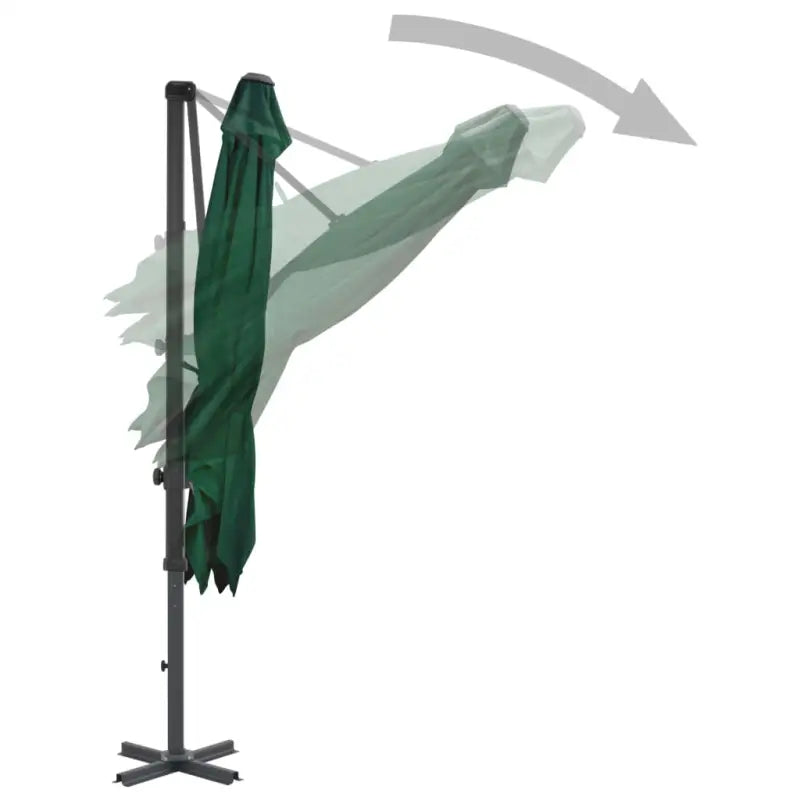 Draagbare parasol met aluminium frame en uv-bestendig doek - Parasols en zonneschermen