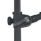 Draagbare voet parasol met uv-bestendig doek en aluminium frame - Parasols en zonneschermen