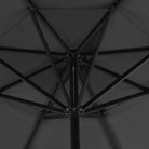 Draagbare voet parasol met UV-bestendig doek en stevig aluminium frame - Parasols en zonneschermen