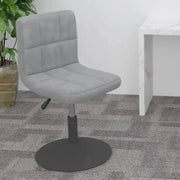 Draaibare barkruk met fluweel bekleding en verchroomde basis - Barkrukken