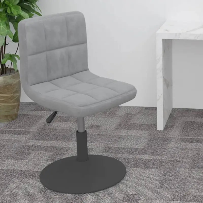 Draaibare barkruk met fluweel bekleding en verchroomde basis - Barkrukken