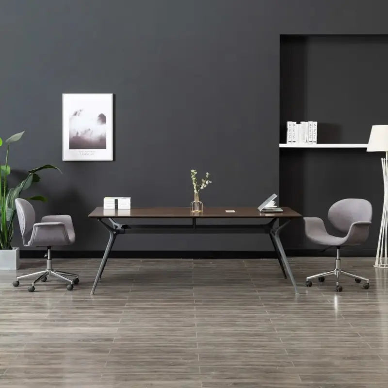Draaibare Eetkamerstoel met Modern Ontwerp - Lichtgrijs / 1 - Eetkamerstoelen