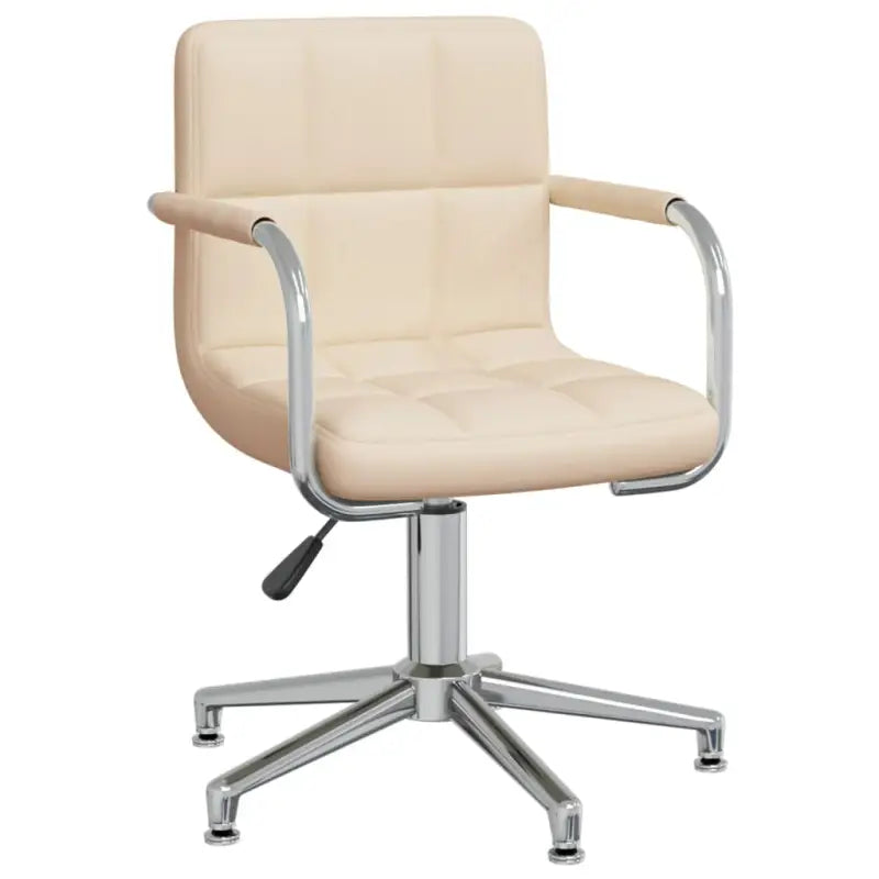 Draaibare eetkamerstoel met trendy ontwerp en comfort - Crème / 1 - Eetkamerstoelen