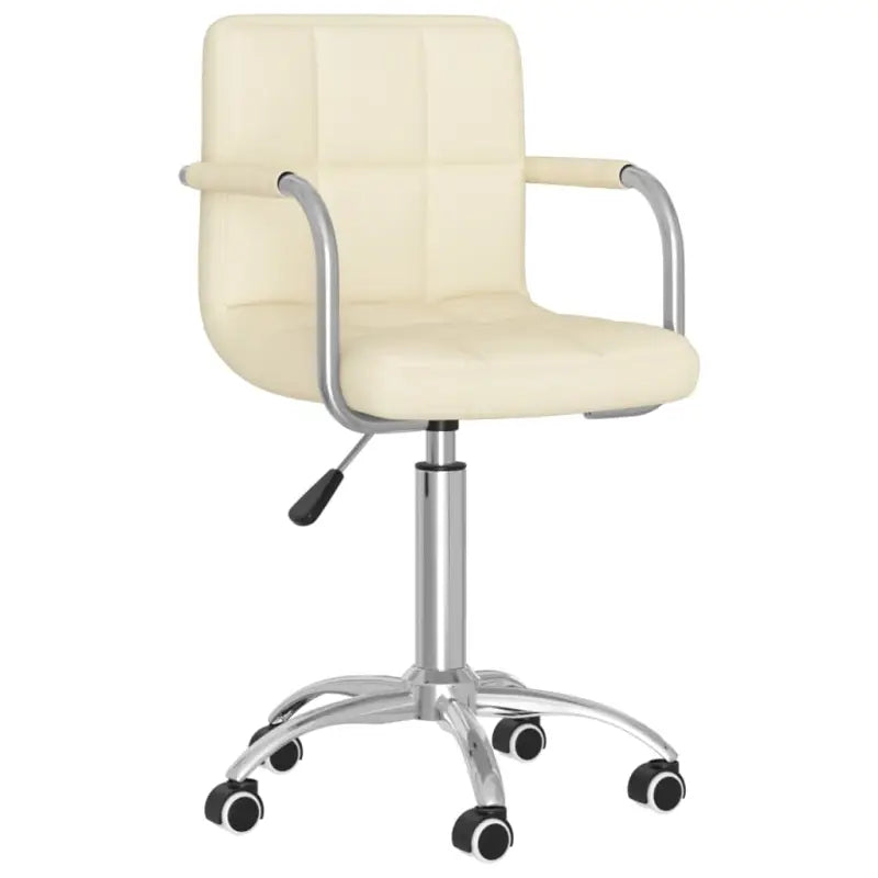 Draaibare eetkamerstoel met trendy ontwerp en comfort - Crème / 1 - Eetkamerstoelen