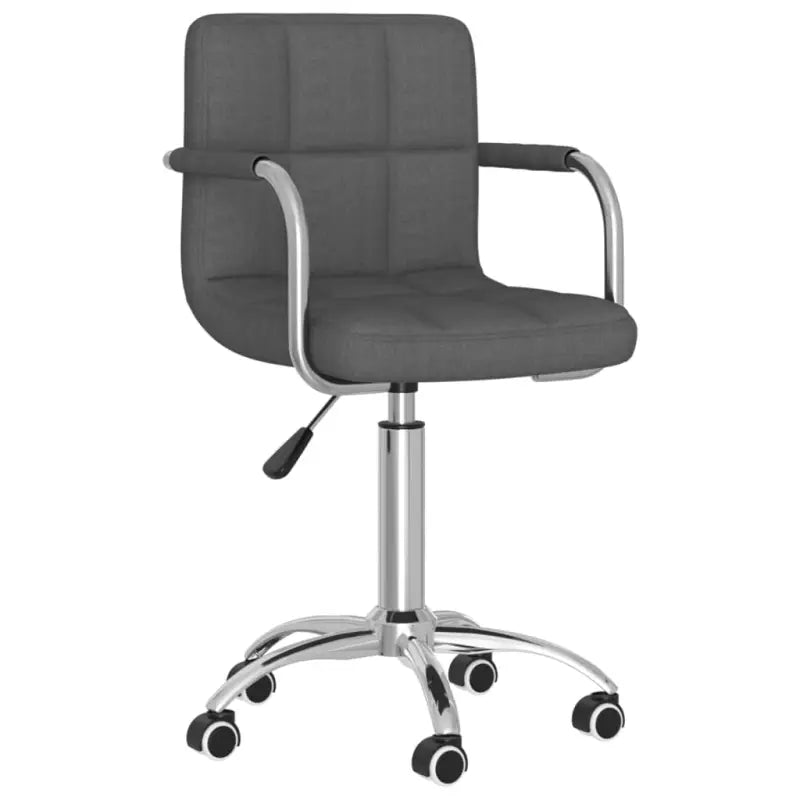 Draaibare eetkamerstoel met trendy ontwerp en comfort - Donkergrijs / 1 - Eetkamerstoelen
