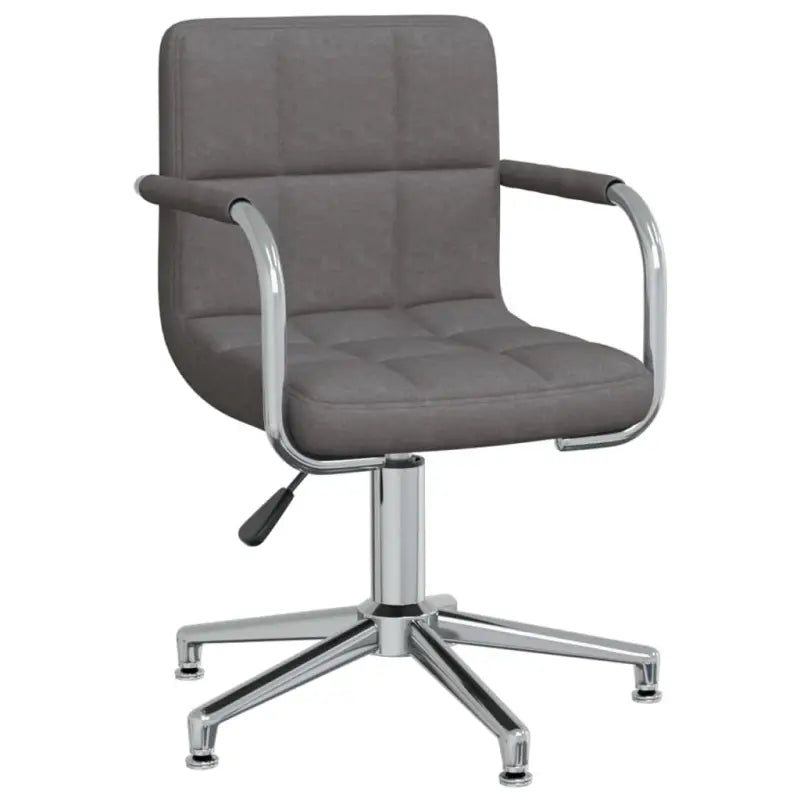 Draaibare eetkamerstoel met trendy ontwerp en comfort - Donkergrijs / 1 - Eetkamerstoelen