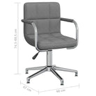 Draaibare eetkamerstoel met trendy ontwerp en comfort - Eetkamerstoelen
