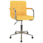 Draaibare Eetkamerstoel met trendy ontwerp en comfort - Mosterdgeel / 1 - Eetkamerstoelen