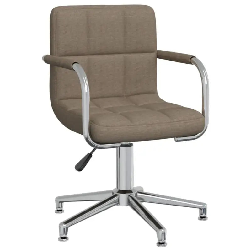 Draaibare eetkamerstoel met trendy ontwerp en comfort - Taupe / 1 - Eetkamerstoelen