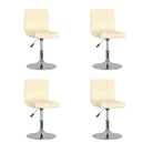 Draaibare Eetkamerstoelen met Comfort en Trendy Ontwerp - Crème / 4 - Eetkamerstoelen