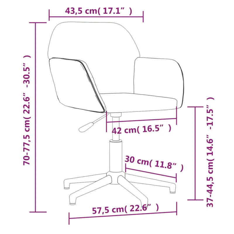 Draaibare Eetkamerstoelen met Elegant en Duurzaam Stoffenontwerp - Eetkamerstoelen