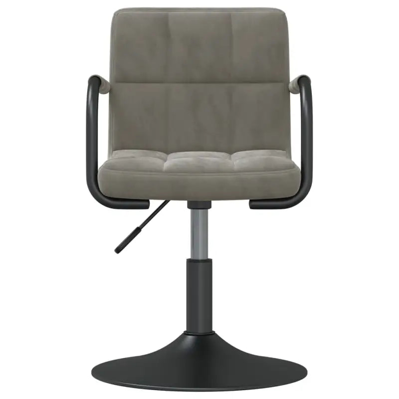 Draaibare Eetkamerstoelen met Fluweel en Stalen Frame - Eetkamerstoelen