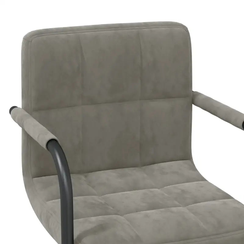 Draaibare Eetkamerstoelen met Fluweel en Stalen Frame - Eetkamerstoelen