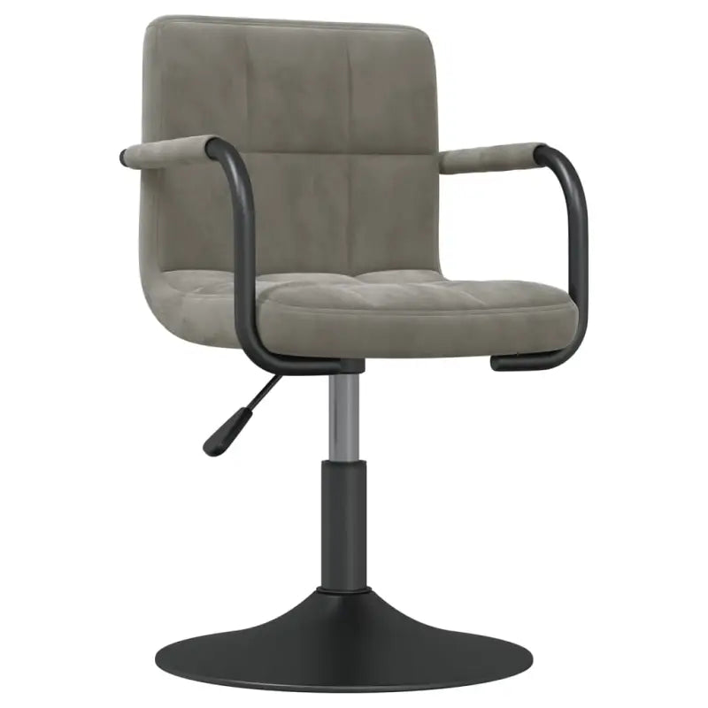 Draaibare Eetkamerstoelen met Fluweel en Stalen Frame - Eetkamerstoelen