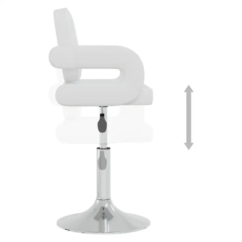 Draaibare Eetkamerstoelen met Kunstlederen Bekleding - Eetkamerstoelen