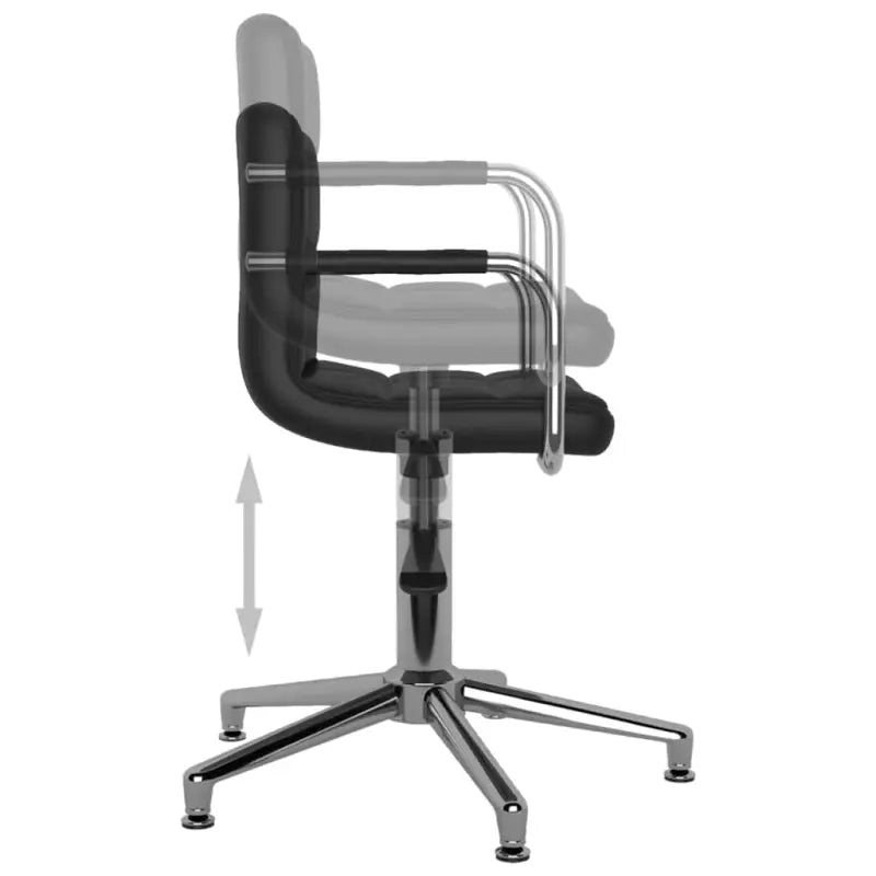 Draaibare Eetkamerstoelen met Kunstleer en Modern Ontwerp - Eetkamerstoelen