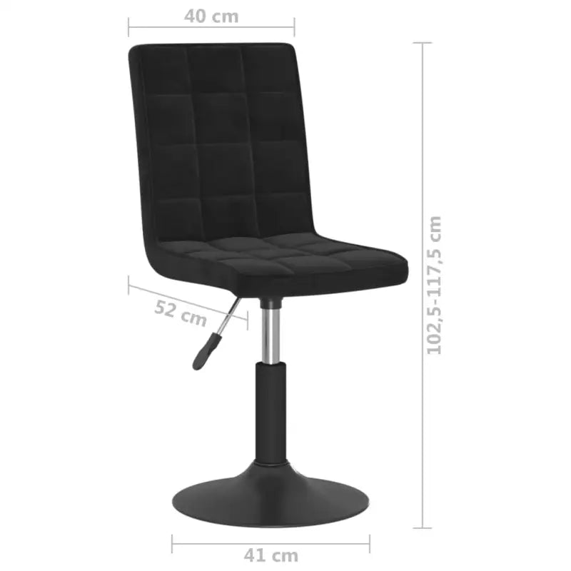 Draaibare eetstoelen met fluweel voor een moderne keukenstijl - Eetkamerstoelen