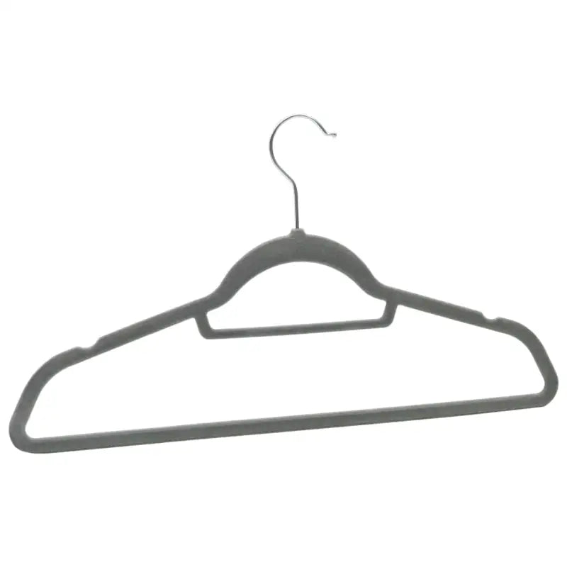 Draaibare haak set van kunststof en metaal met beschermend fluweeloppervlak - Kleerhangers