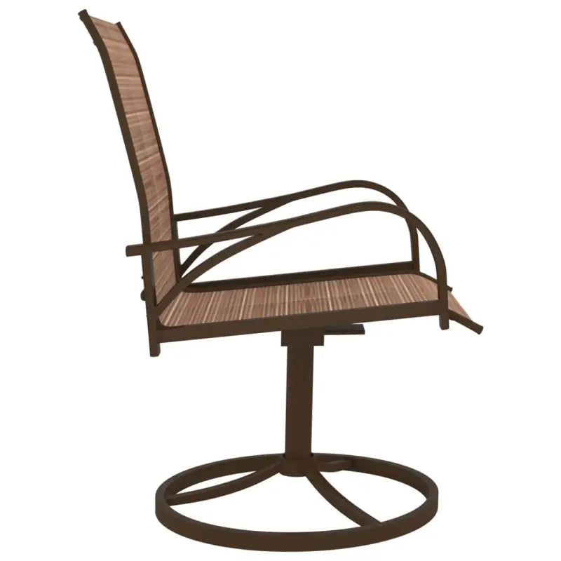 Draaibare tuinstoelen met ronde basis voor comfortabel buiten zitten - Tuinstoelen