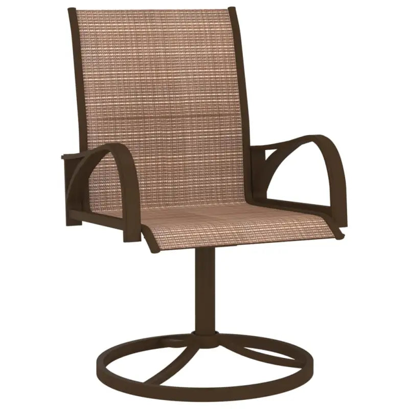 Draaibare tuinstoelen met ronde basis voor comfortabel buiten zitten - Tuinstoelen