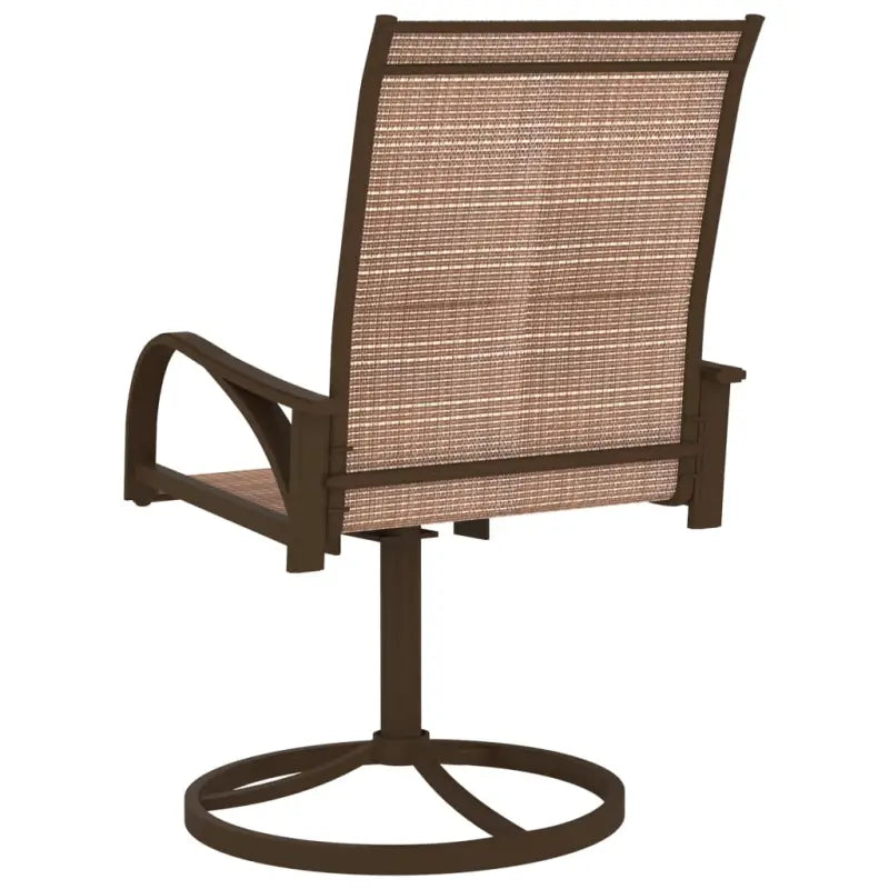 Draaibare tuinstoelen met ronde basis voor comfortabel buiten zitten - Tuinstoelen