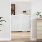 Draaideuren van massief grenenhout voor soepel en duurzaam gebruik - Wit / 90 x 100 cm / 2 - Voordeuren