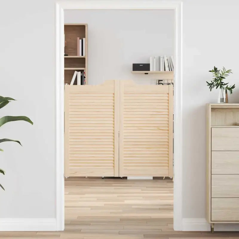 Draaideuren van massief grenenhout voor soepel en duurzaam gebruik - Naturel / 90 x 100 cm / 2 - Voordeuren
