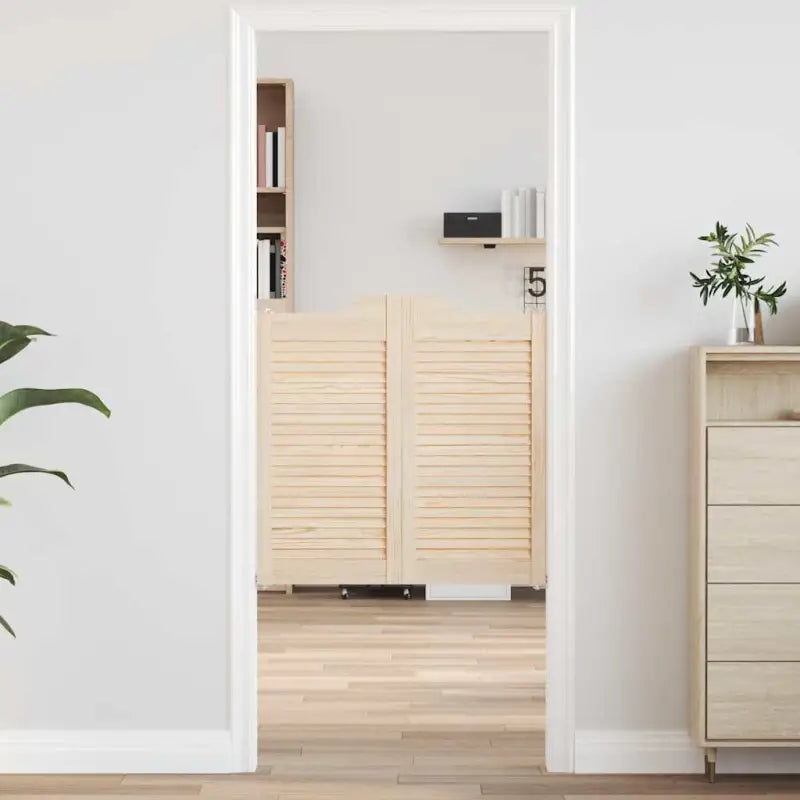 Draaideuren van massief grenenhout voor soepel en duurzaam gebruik - Naturel / 80 x 80 cm / 1 - Voordeuren