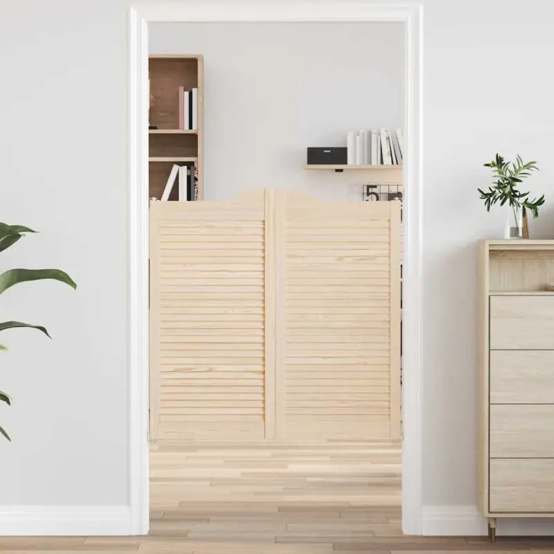 Draaideuren van massief grenenhout voor soepel en duurzaam gebruik - Naturel / 100 x 100 cm / 2 - Voordeuren