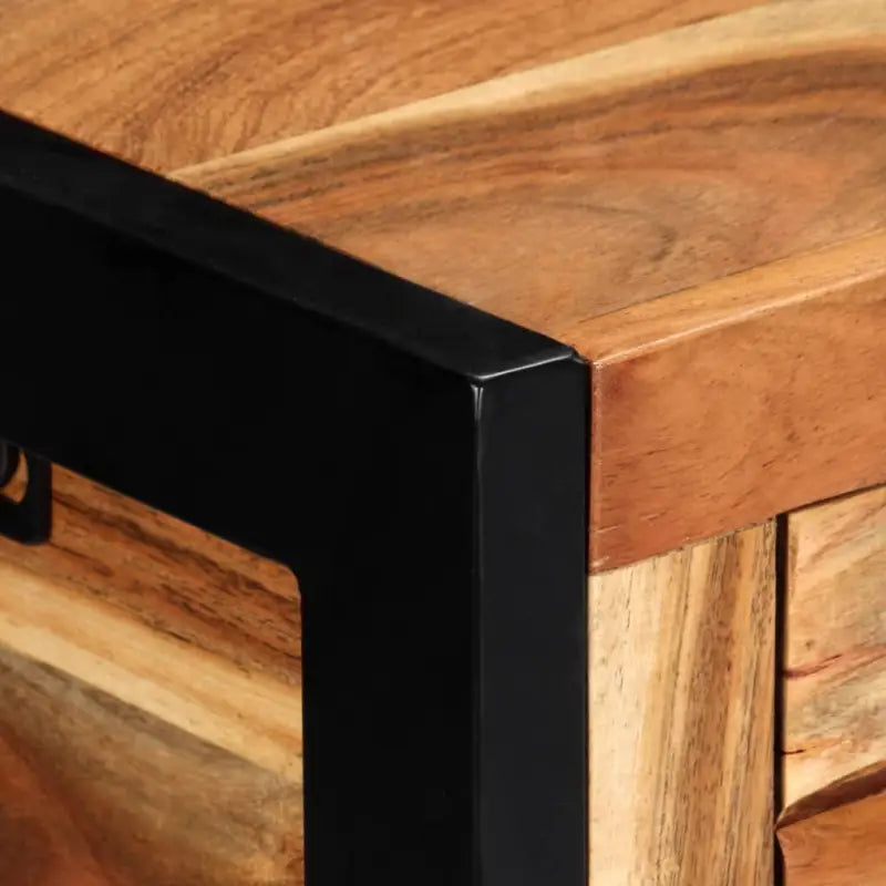 Dressoir in antiek acaciahout met 3 lades en vakken - Dressoirs & buffetkasten