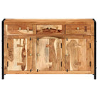 Dressoir in antiek acaciahout met 3 lades en vakken - Dressoirs & buffetkasten