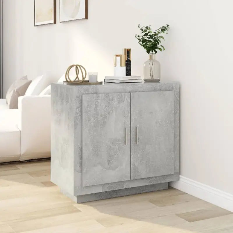 Dressoir in grijs sonoma bewerkt hout met minimalistische charme - Betongrijs / 1 - Dressoirs & buffetkasten