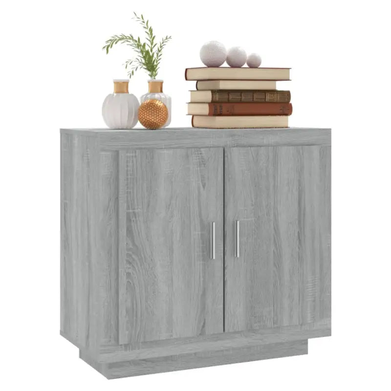 Dressoir in grijs sonoma bewerkt hout met minimalistische charme - Dressoirs & buffetkasten
