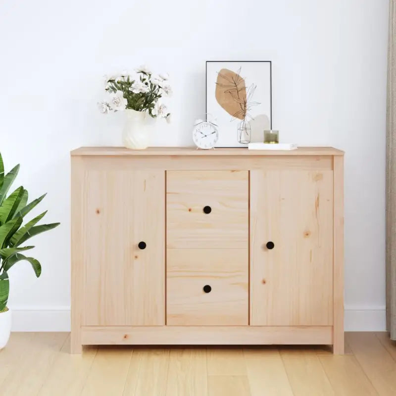 Dressoir in massief grenenhout met minimalistische uitstraling - Dressoirs & buffetkasten
