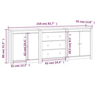 Dressoir in massief grenenhout voor moderne woonruimtes - Dressoirs & buffetkasten