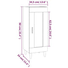 Dressoir met bewerkt hout en houten poten voor je kamer - Dressoirs & buffetkasten
