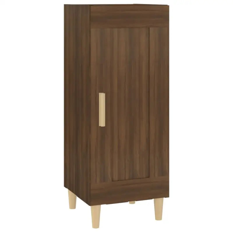 Dressoir met bewerkt hout en houten poten voor je kamer - Dressoirs & buffetkasten